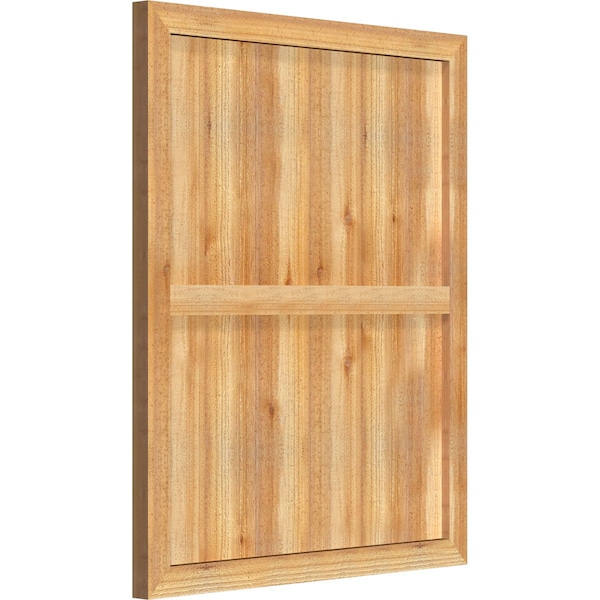 Framed Board-n-Batten Shutters, Rough Sawn Western Red Cedar, 32 1/4W X 39H